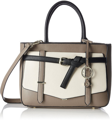 Cathy London Hand-held Bag(Khaki, Beige), Beige;khaki