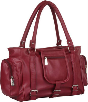 

Lambency Hand-held Bag(Maroon)