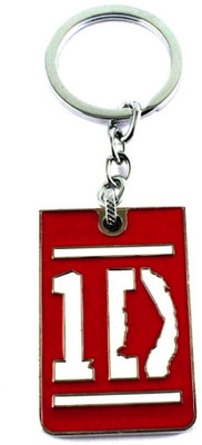 

24x7 Premium One Direction Metal Keychain Red Logo Key Chain