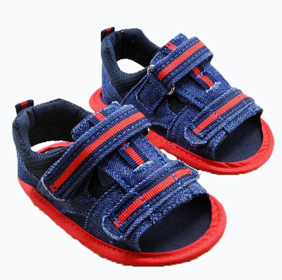 

Baby Bucket Boys & Girls Velcro Flats(Red