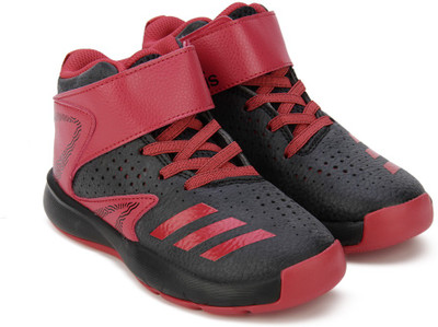 

ADIDAS Boys & Girls Velcro Sneakers(Black, Rayred/cblack/cblack