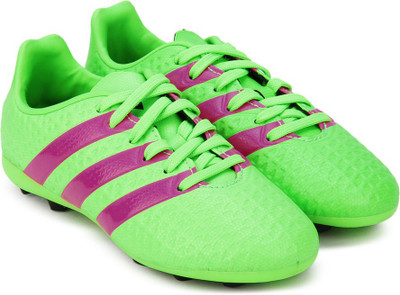 

ADIDAS Boys Lace Football Shoes(Green, Sgreen/shopin/cblack