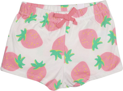 

The Children's Place Short For Girls Casual Printed Cotton(White, Pack of 1, T0