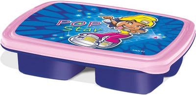 Milton fun feast 2 Containers Lunch Box(600 ml), Blue