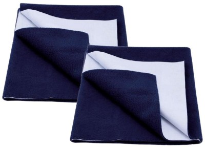 Trance Home Linen Cotton Baby Sleeping Mat (Navy Blue, Small)