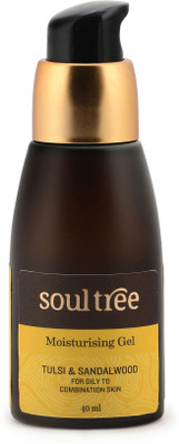 

SoulTree Tulsi & Sandalwood Moisturizing Gel, for Oily to Combination Skin(40 ml)