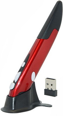 

Gadget Hero's 2.4 Ghz 1600 DPI Pen Wireless Optical Mouse(USB, Red, Black)