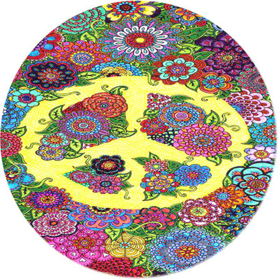

Maison N Mode Pattern round Mouse Pad Mousepad(Multicolor)