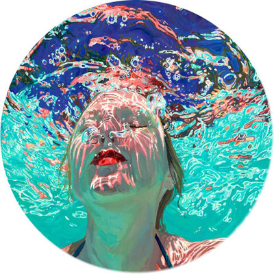 

Maison N Mode Water Gal round Mouse Pad Mousepad(Multicolor)