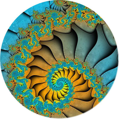 

Maison N Mode Yellow Spin round Mouse Pad Mousepad(Multicolor)