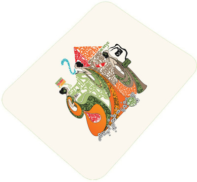

Clapcart designer-printed-mousepad-0135 Mousepad(Multicolor)
