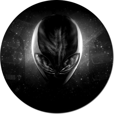 

Maison N Mode Blk Alien round Mouse Pad Mousepad(Multicolor)