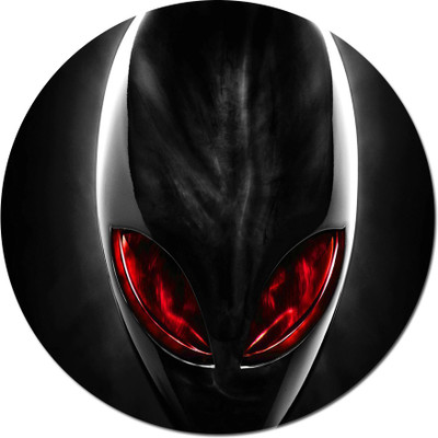 

Maison N Mode Red Eye Alien round Mouse Pad Mousepad(Multicolor)