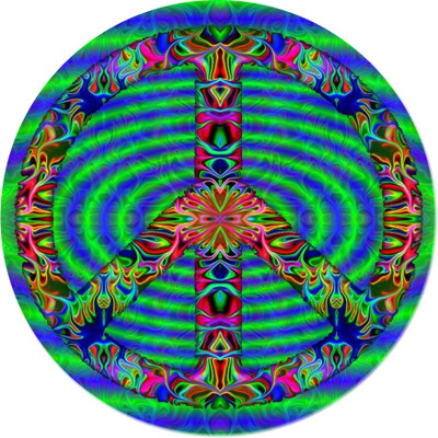 

Maison N Mode Grfti Circle round Mouse Pad Mousepad(Multicolor)