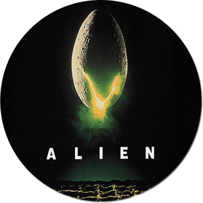 

Maison N Mode Alien round Mouse Pad Mousepad(Multicolor)