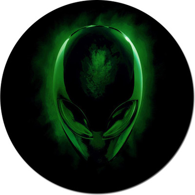 

Maison N Mode Green Skul round Mouse Pad Mousepad(Multicolor)