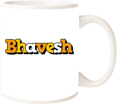 

Maison N Mode Bhavesh Coffee Ceramic Mug(330 ml), Multicolor