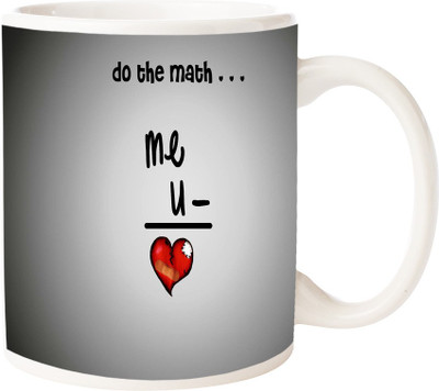 

Maison N Mode Do The Match Coffee Ceramic Mug(330 ml), Multicolor