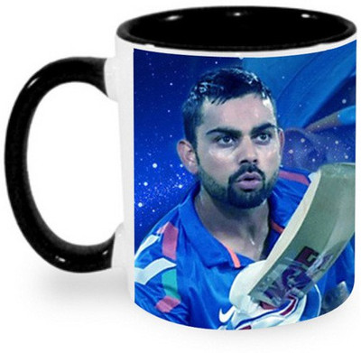 

Ashvah Virat Black Ceramic Mug(350 ml)
