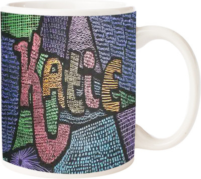 Maison N Mode Katie Coffee Ceramic Mug(330 ml), Multicolor