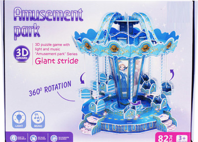 

Smiles Creation Ferris Wheel Amusement Park with 3D Light Musical Toy for Kids(Multicolor)