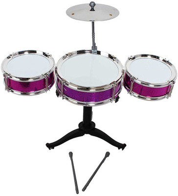 

Smiles Creation Jazz Drum Set For Kids Drummer Boy & Girl Musical Toy Gift(Multicolor)