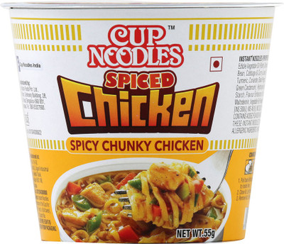 

Nissin Spiced Chicken Cup Noodles 55 g(Non-vegetarian)