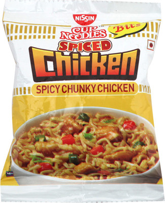 

Nissin Bits Spiced Chicken Cup Noodles 50 g(Non-vegetarian)