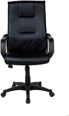 

Woodness Sheldon Leatherette Office Arm Chair(Black)