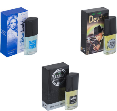 

My Tunes Combo Blue Lady-Devdas-Kabra Black Eau de Toilette - 60 ml(For Men & Women)