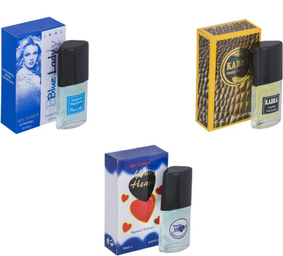 

My Tunes Combo Blue Lady-Kabra Yellow-Younge Heart Blue Eau de Toilette - 60 ml(For Men & Women)