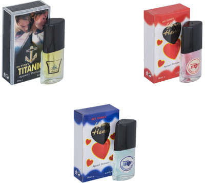 

My Tunes Combo Titanic-Younge Heart Blue-Younge Heart Red Eau de Toilette - 60 ml(For Men & Women)