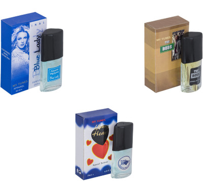 

My Tunes Combo Blue Lady-The Boss-Younge Heart Blue Eau de Toilette - 60 ml(For Men & Women)