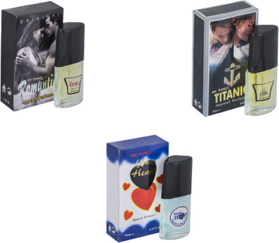 

My Tunes Combo Romantic-Titanic-Younge heart Blue Eau de Toilette - 60 ml(For Men & Women)