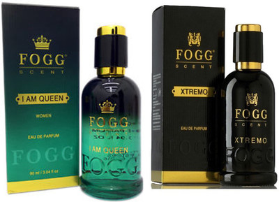 

Fogg COMBO PACK OF FOGG XTREMO PERFUME 90 ML + FOGG I AM QUEEN PERFUME Eau de Parfum - 90 ml(For Men & Women)