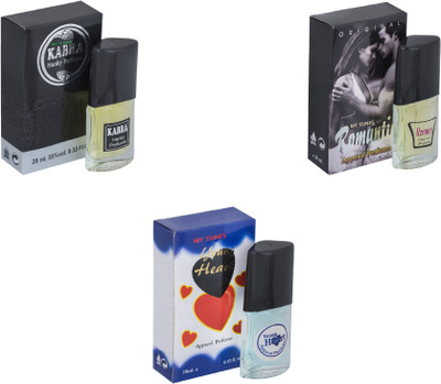 

My Tunes Combo Kabra Black-Romantic-Younge Heart Blue Eau de Toilette - 60 ml(For Men & Women)