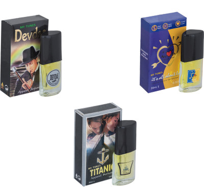 

My Tunes Combo Devdas-ILU-Titanic Eau de Toilette - 60 ml(For Men & Women)