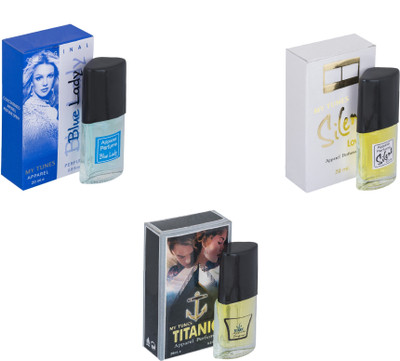 

My Tunes Combo Blue Lady-Silent Love-Titanic Eau de Toilette - 60 ml(For Men & Women)