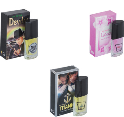 

My Tunes Combo Devdas-Rose-Titanic Eau de Toilette - 60 ml(For Men & Women)