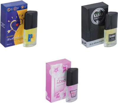 

My Tunes Combo ILU-Kabra Black-Rose Eau de Toilette - 60 ml(For Men & Women)