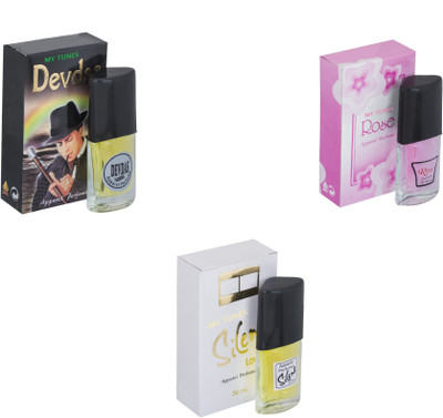 

My Tunes Combo Devdas-Rose-Silent love Eau de Toilette - 60 ml(For Men & Women)