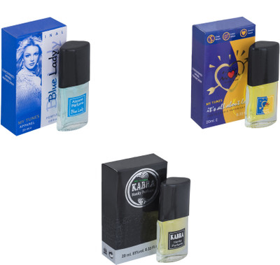 

My Tunes Combo Blue Lady-ILU-Kabra Black Eau de Toilette - 60 ml(For Men & Women)