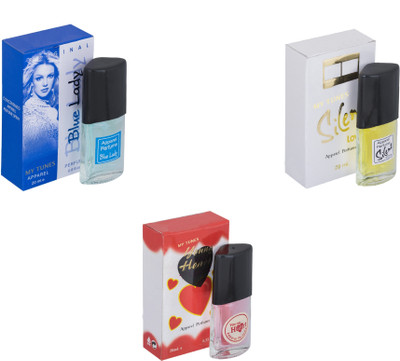

My Tunes Combo Blue Lady-Silent Love-Younge Heart Red Eau de Toilette - 60 ml(For Men & Women)