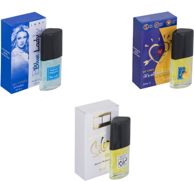 

My Tunes Combo Blue Lady-ILU-Silent Love Eau de Toilette - 60 ml(For Men & Women)
