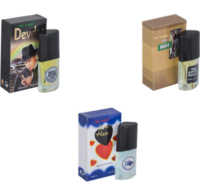 

My Tunes Combo Devdas-The Boss-Younge Heart Blue Eau de Toilette - 60 ml(For Men & Women)