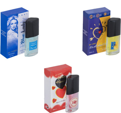 

My Tunes Combo Blue Lady-ILU-Younge Heart Red Eau de Toilette - 60 ml(For Men & Women)