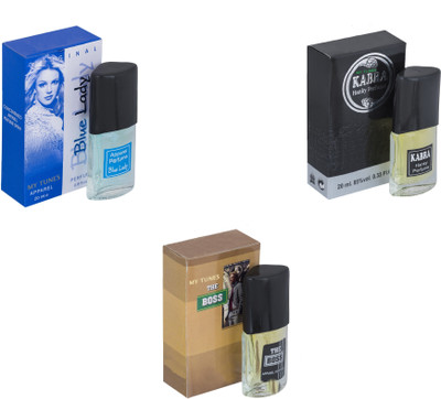 

My Tunes Combo Blue Lady-Kabra Black-The Boss Eau de Toilette - 60 ml(For Men & Women)