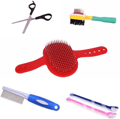 

SRI Imported High Quality Dog Beauty Care Set Tools - 5 Piece Basic Comb for Dog