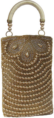 

ALAR Handmade Ethnic Mobile Pouch Mobile Pouch(Gold)