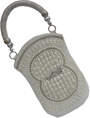 

ALAR Handmade Ethnic Mobile Pouch Mobile Pouch(White)